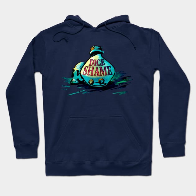 RQ Network: Dice Shame Hoodie by Rusty Quill